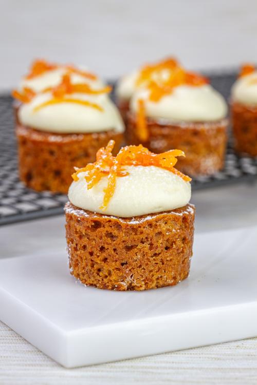 Mini Carrot & Orange Cake