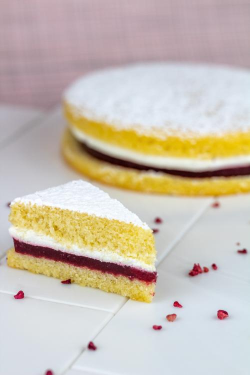 Raspberry Victoria Cake