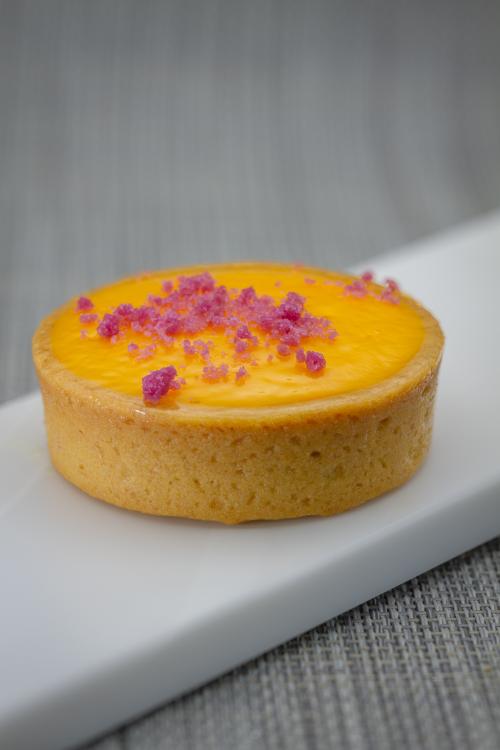 Mini Apricot & Lavender Tart