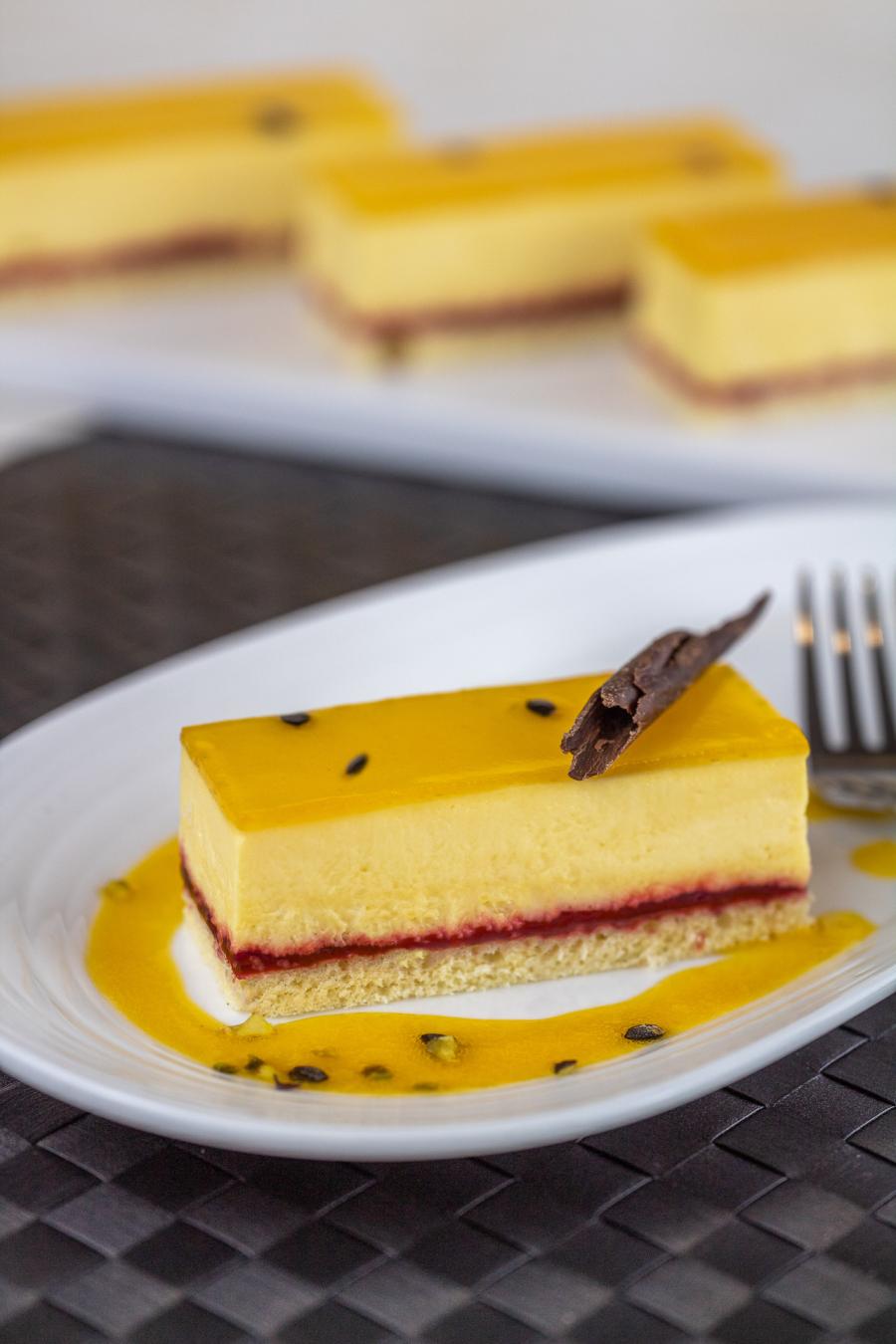 Passion Fruit Slice