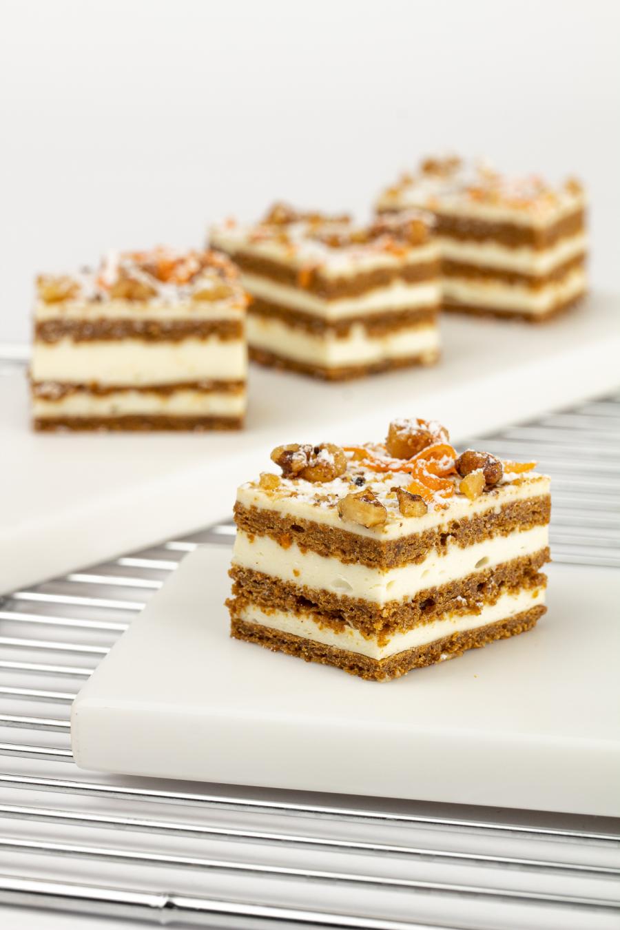 Mini Carrot Cake Slice