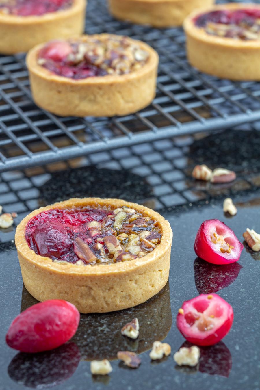 Mini Pecan Cranberry Tart