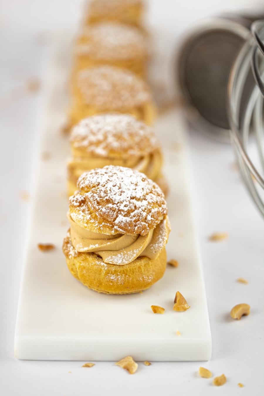 Mini Caramel Choux Craquelin