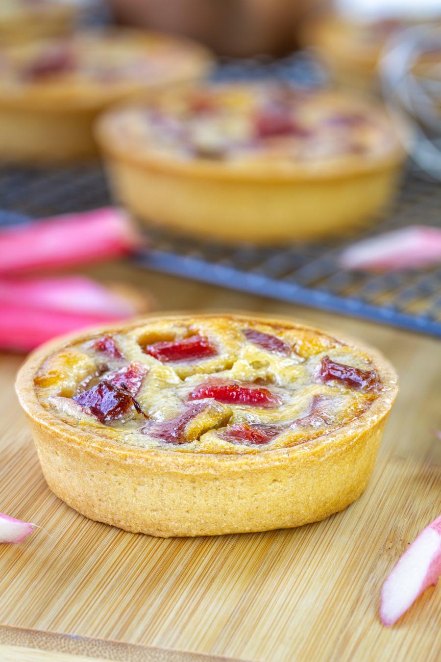 Rhubarb Clafouti Tart