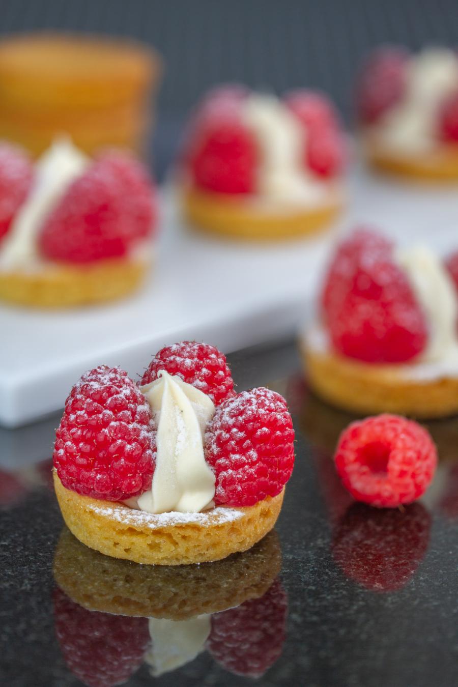 Mini Raspberry Shortbread