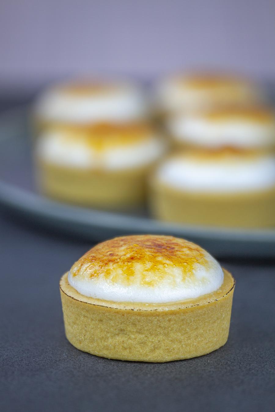 Mini Vegan Lemon Meringue Tart