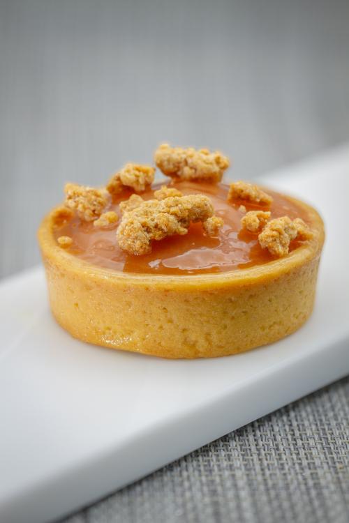 Mini Rhubarb Custard Tart